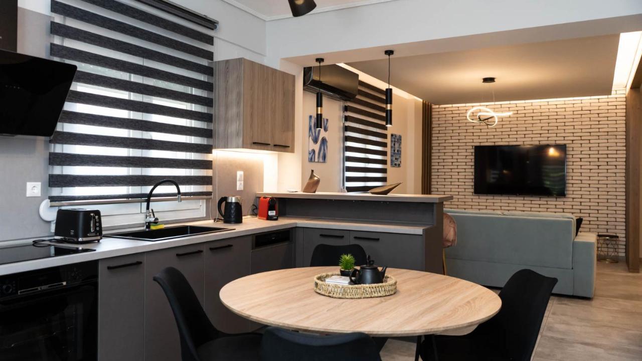 Mythic Meteora Apartment Kalampáka Ngoại thất bức ảnh